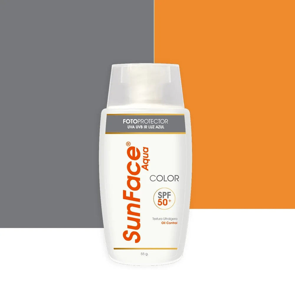 Skindrug SunFace Aqua SPF50+ con Color x55g