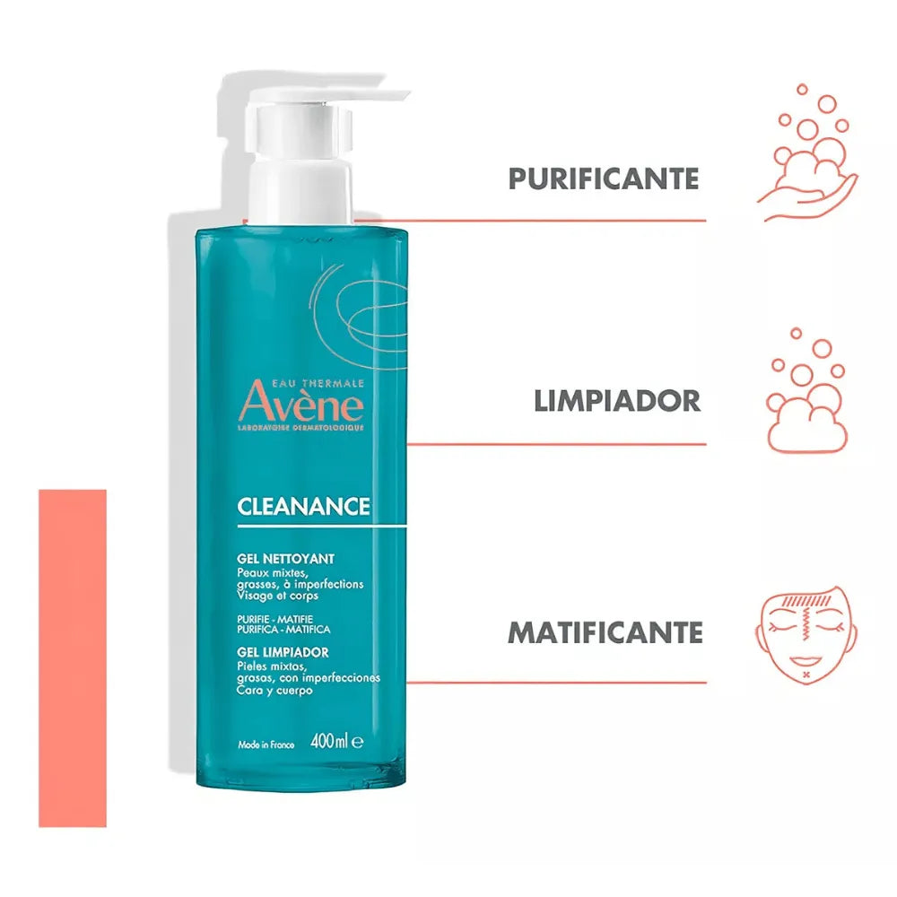 Avene Cleanance Gel Limpiador x400ml