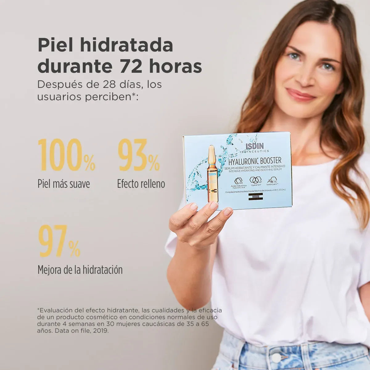 Isdinceutics Hyaluronic Booster Hidratante Ampollas x5 Ampollas x2ml c/u
