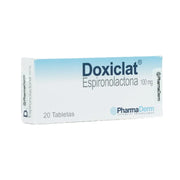 Pharmaderm Doxiclat x20 Tabletas (Espironolactona 100 mg)