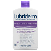 Lubriderm Crema de Protección Solar SPF15+ x400ml