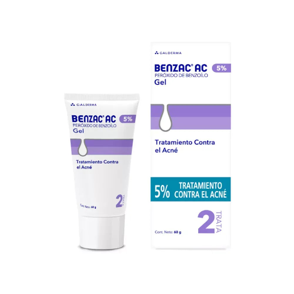 Galderma Benzac AC 5% Gel Tratamiento Contra el Acné x60g