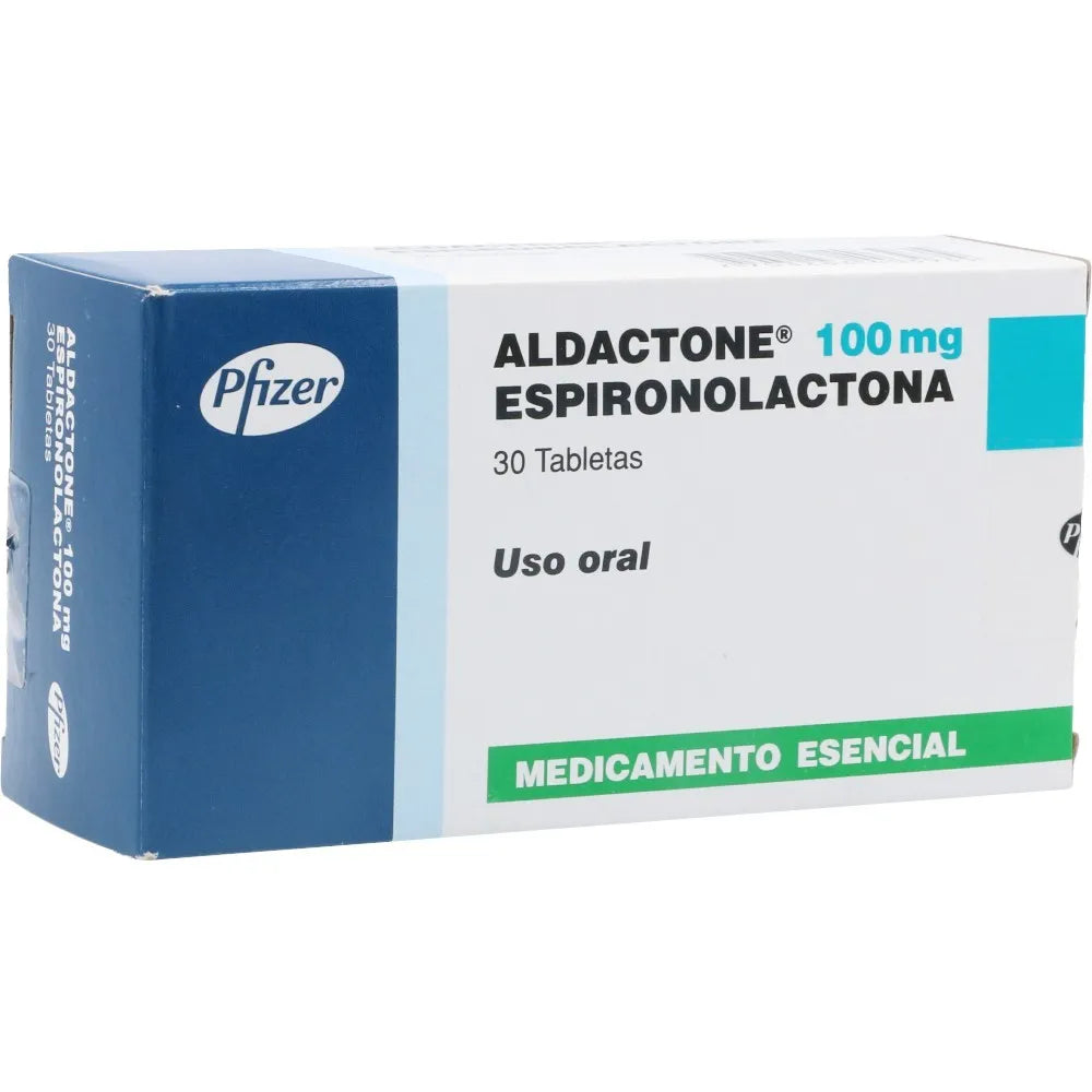 Pfizer Aldactone 100mg x30 Tabletas