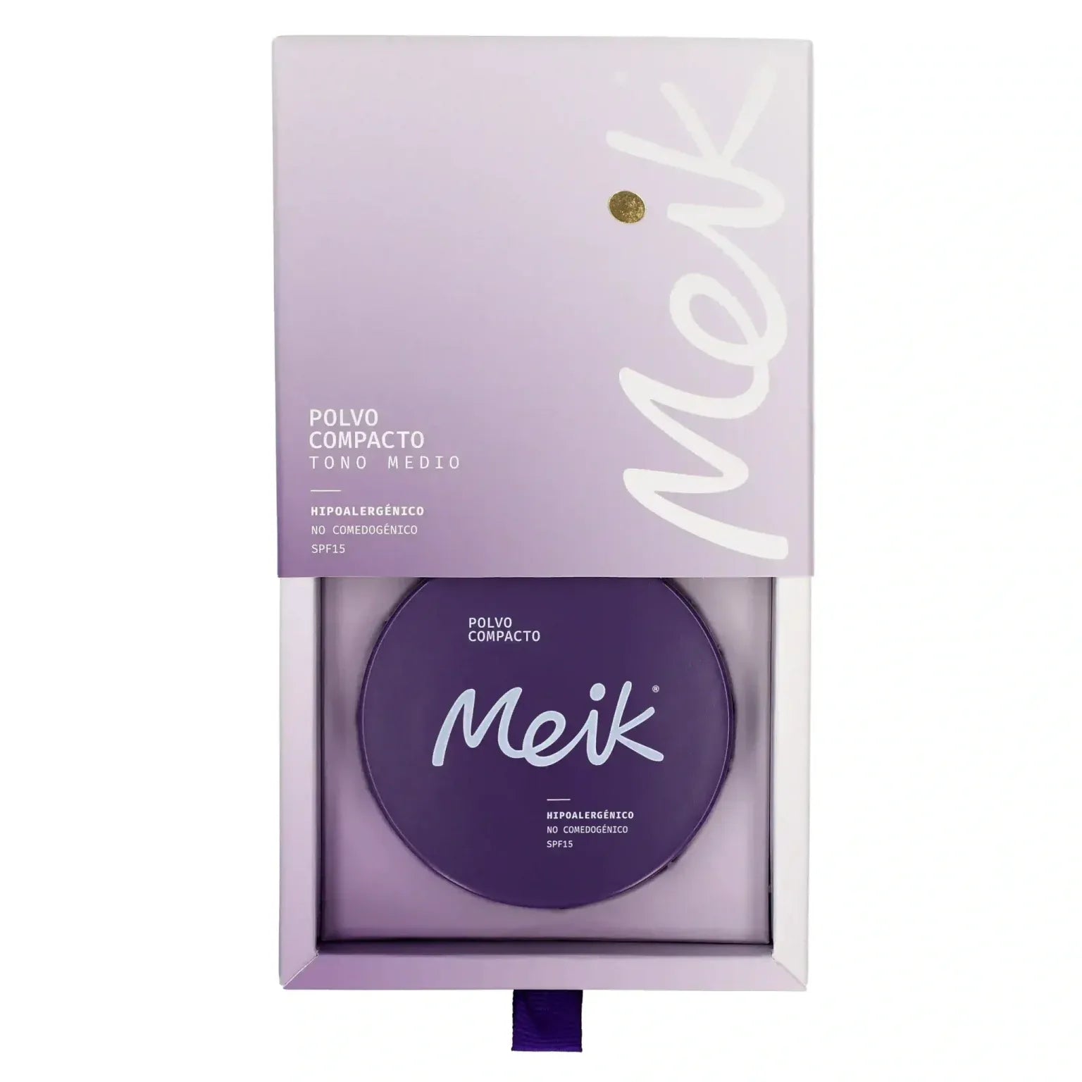 Meik Polvo Compacto SPF15 x12.5g - Claro Meik