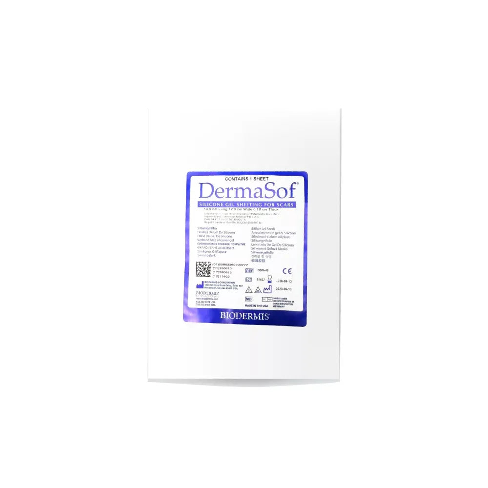 Dermasof Lámina de Silicona Grande 75mm x 200mm