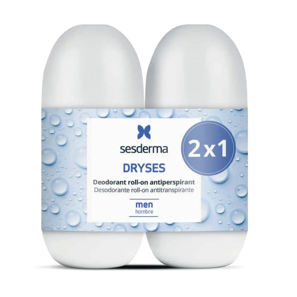 Sesderma Kit Dryses Men Desodorante en Roll-On Antitranspirante x2 Unidades x75ml