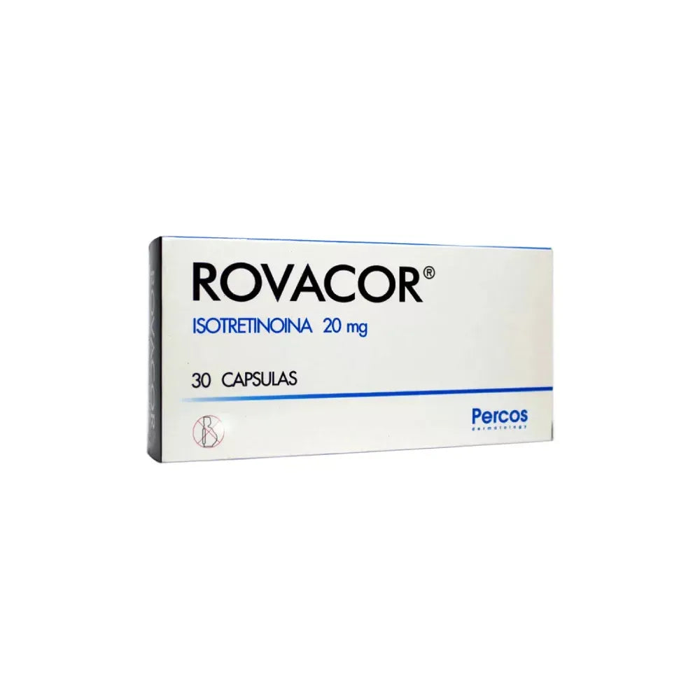 Rovacor 20mg X 30 Capsulas (Isotretinoína)