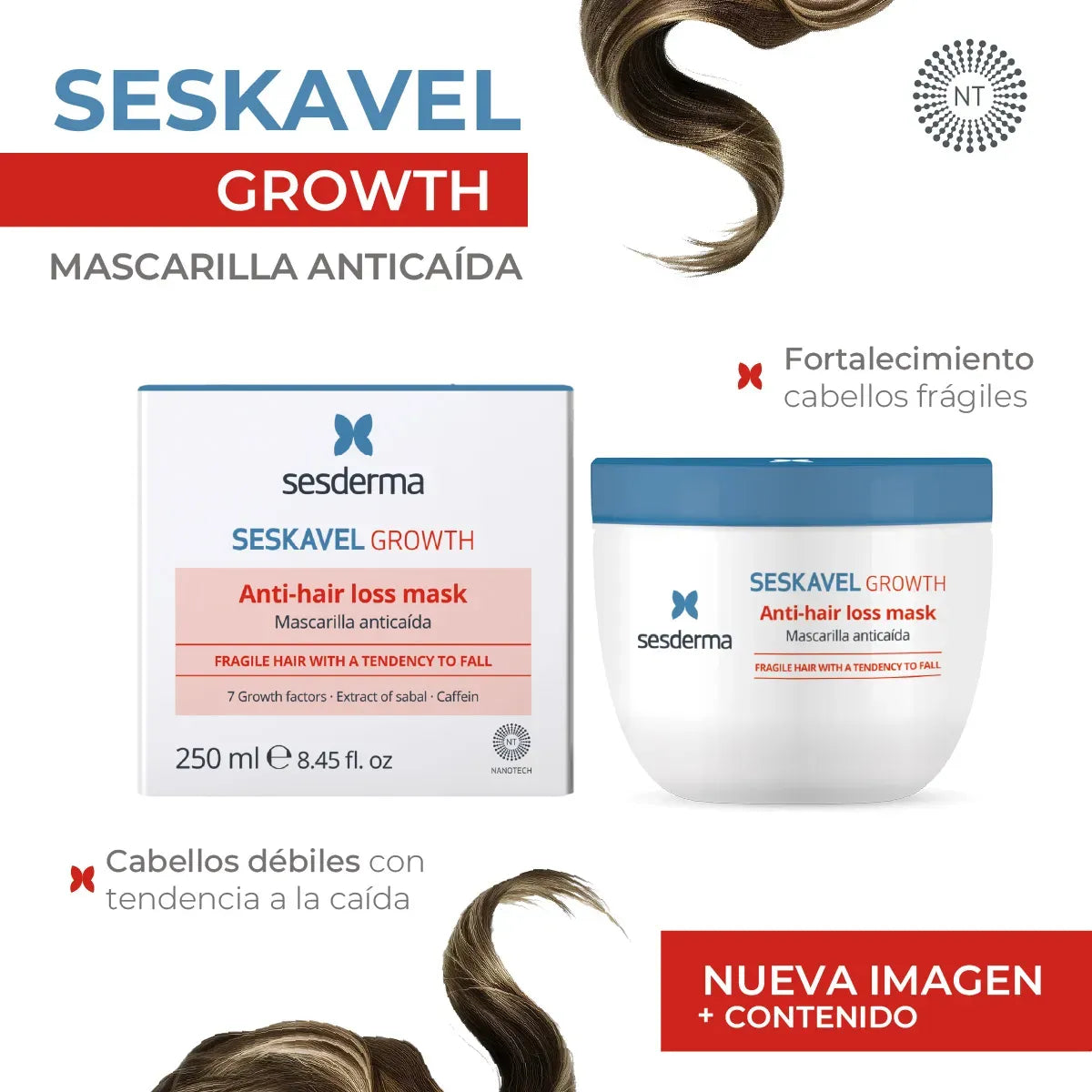 Sesderma Seskavel Mascarilla Anticaída x250ml