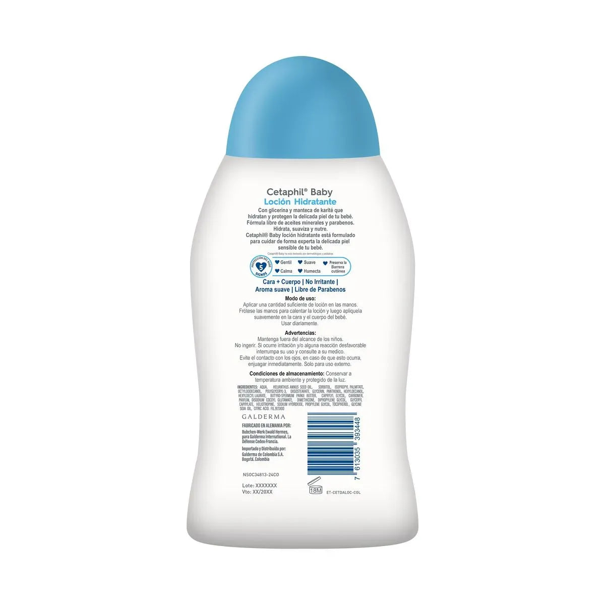 Cetaphil Baby Loción Hidratante Diaria para Bebés x300ml