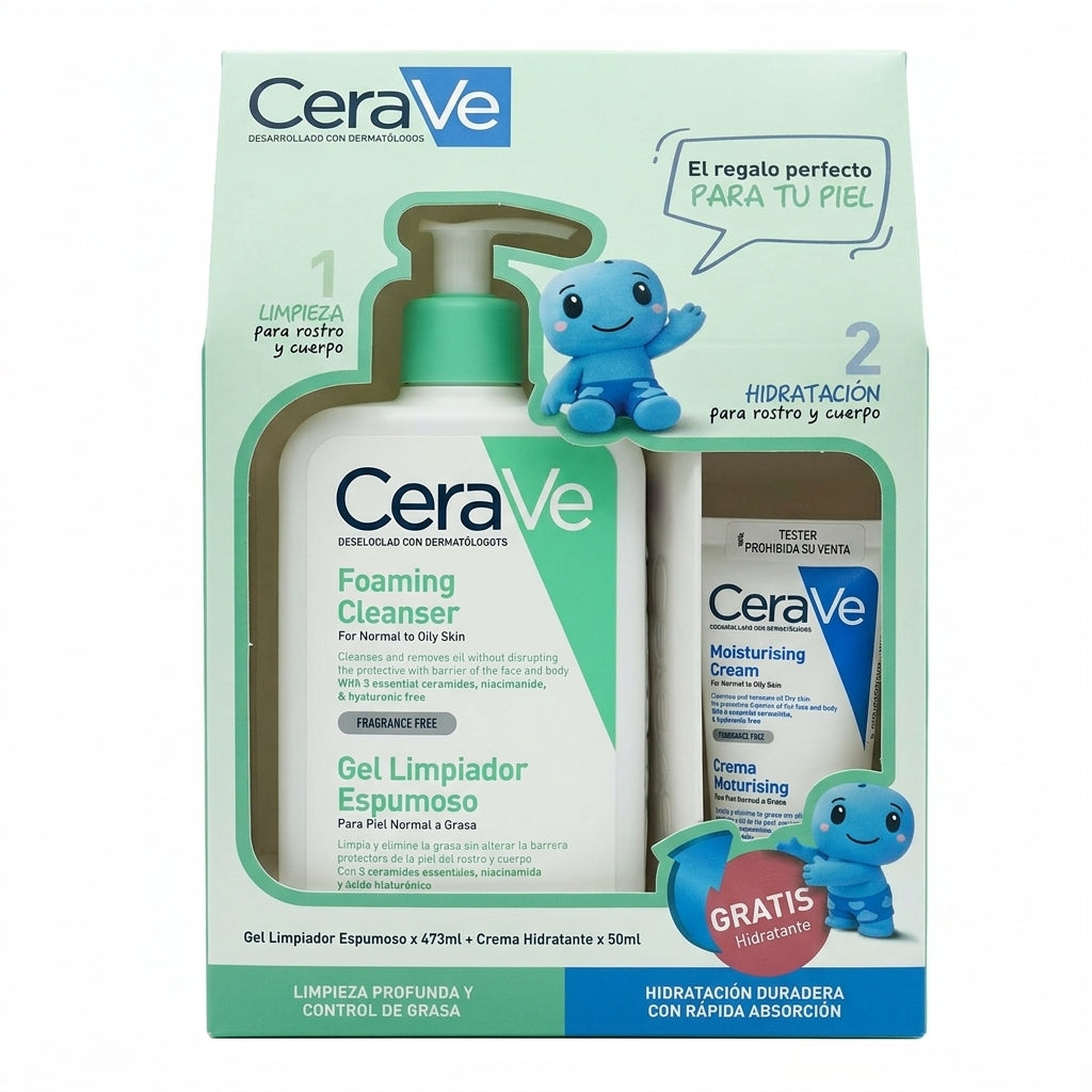 Pack limpiador espumoso  (LIMPIADOR ESPUMOSO + CREMA HIDRATANTE
