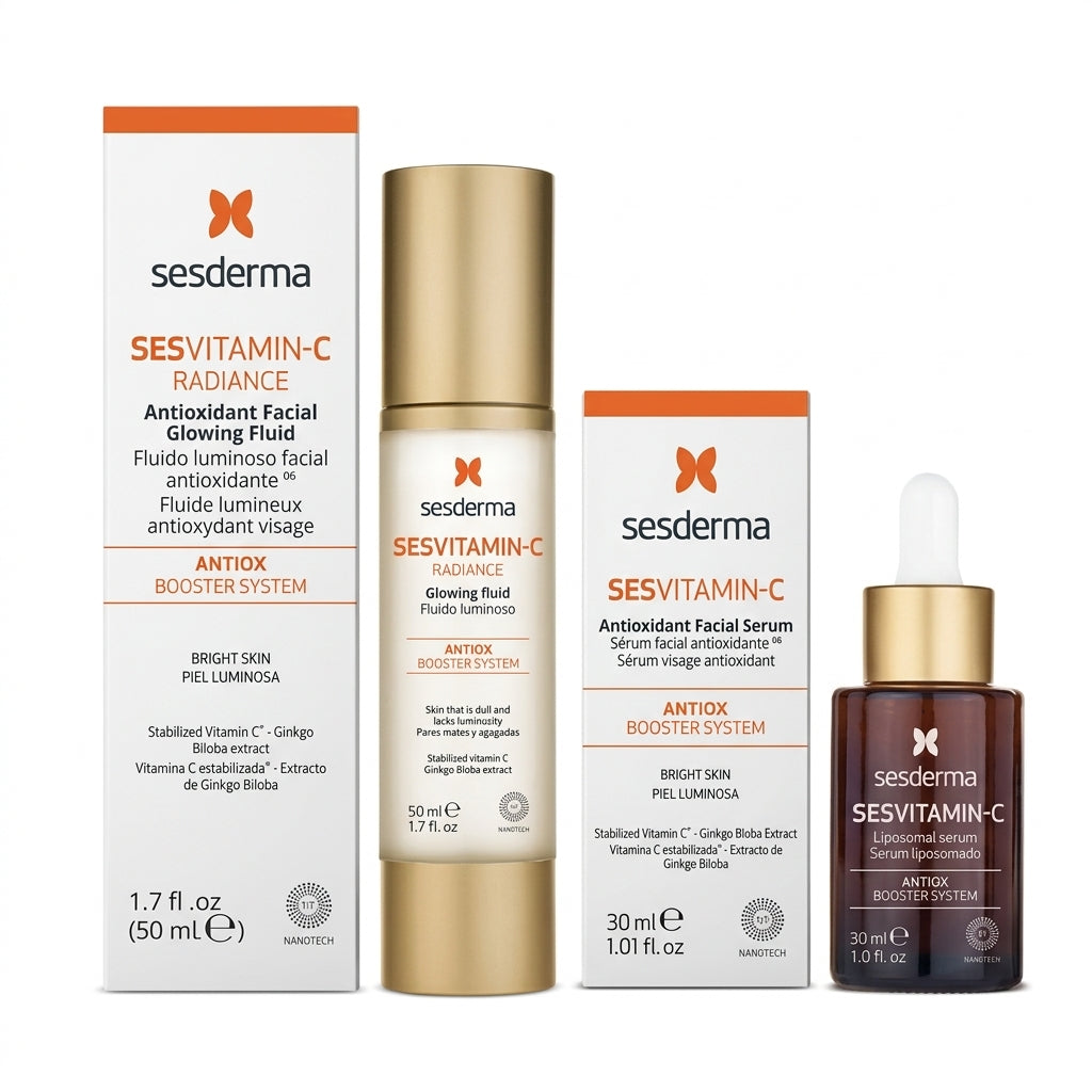 PROMO SESVITAMIN LIPOSOMAL SERUM X 30 ML+SESVITAMIN C RADIANCE FLUIDO LUMINOSO