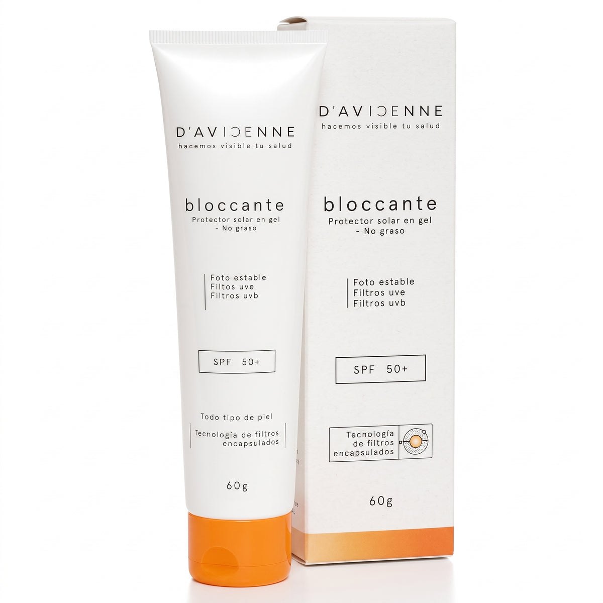 Davicenne Fotoprotector Bloccante en Gel SPF50+ x60g