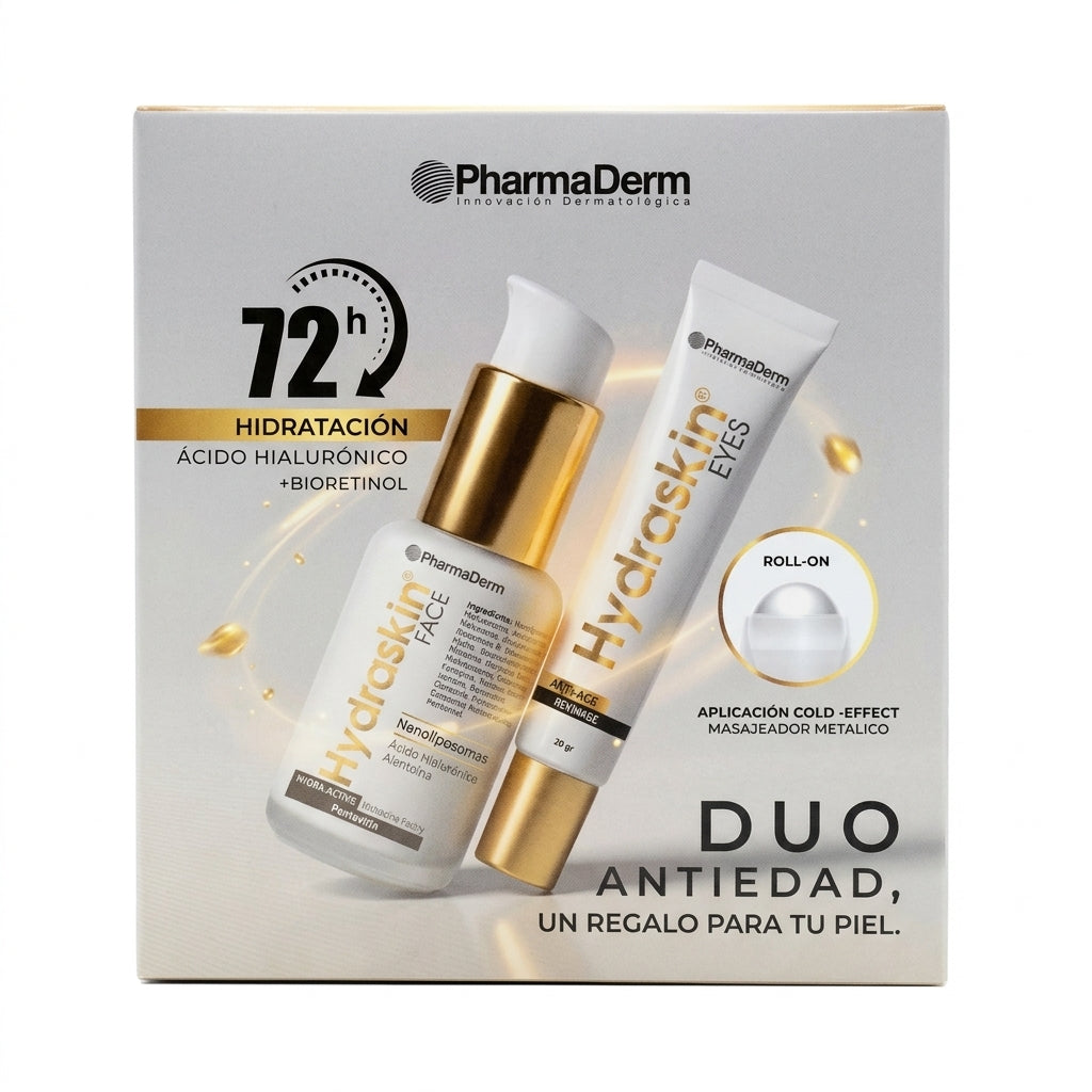 KIT MADRE DUO ANTIEDAD (HYDRASKIN FACE-EYES) - 136,000