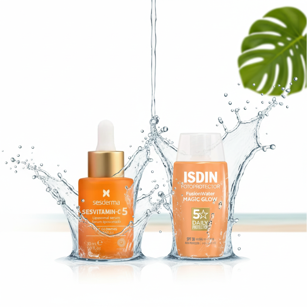 Glow Pack Fusion water + Sesvitamin C5 Serum
