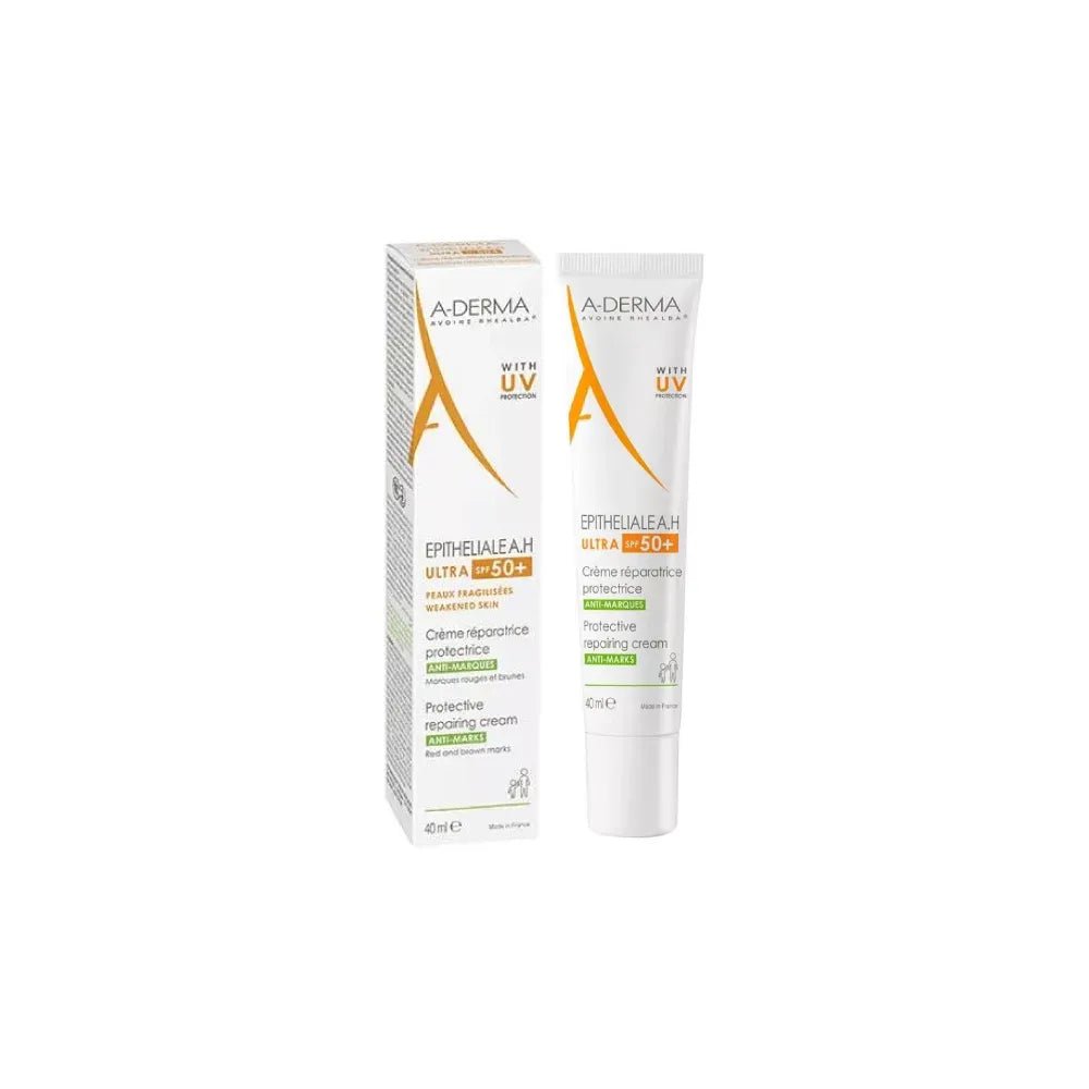 A - Derma Epitheliale A.H Ultra SPF50+ Crema Reparadora Protectora x40ml - TIENDA PIEL