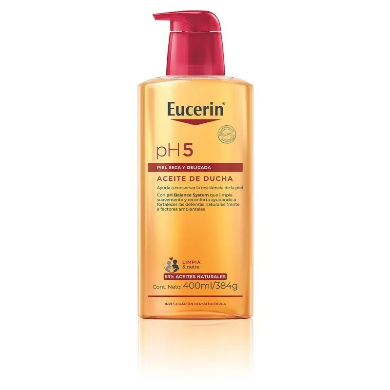 Aceite y gel de ducha Eucerin pH5 de 400ml - TIENDA PIEL