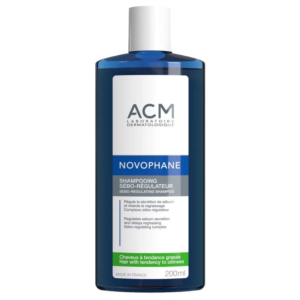 ACM Novophane Champú Cabello Graso Seborregulador x200ml - TIENDA PIEL