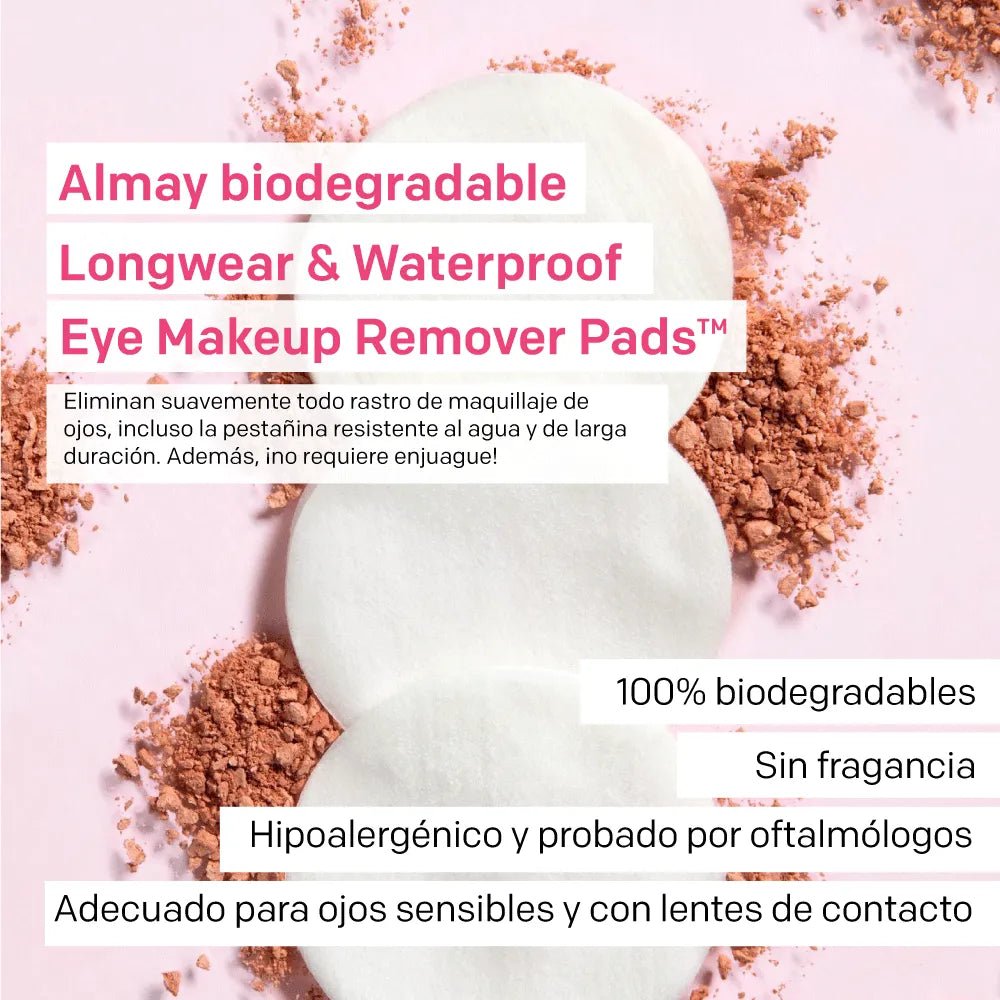 Almay Pads Desmaquillantes de Ojos x80 pads - TIENDA PIEL