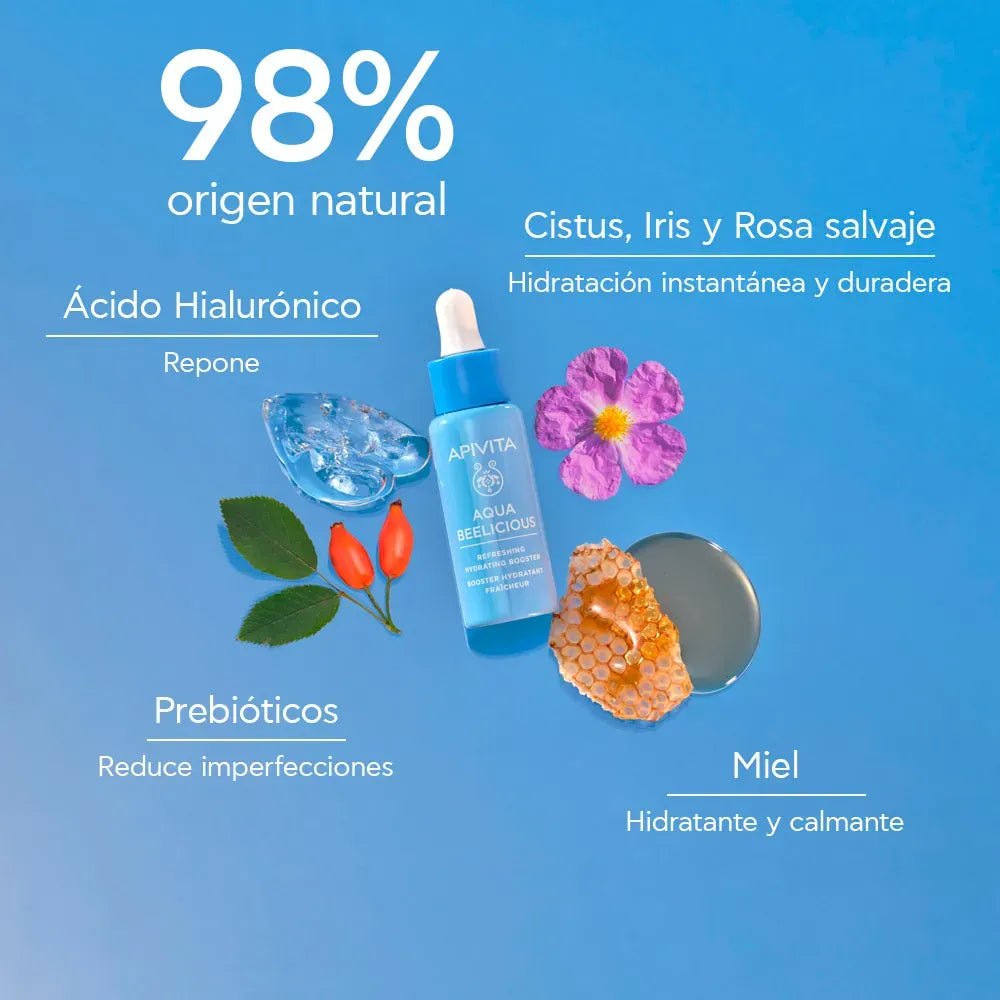 Apivita Aqua Beelicious Booster Sérum Hidratante y Refrescante x30ml - TIENDA PIEL