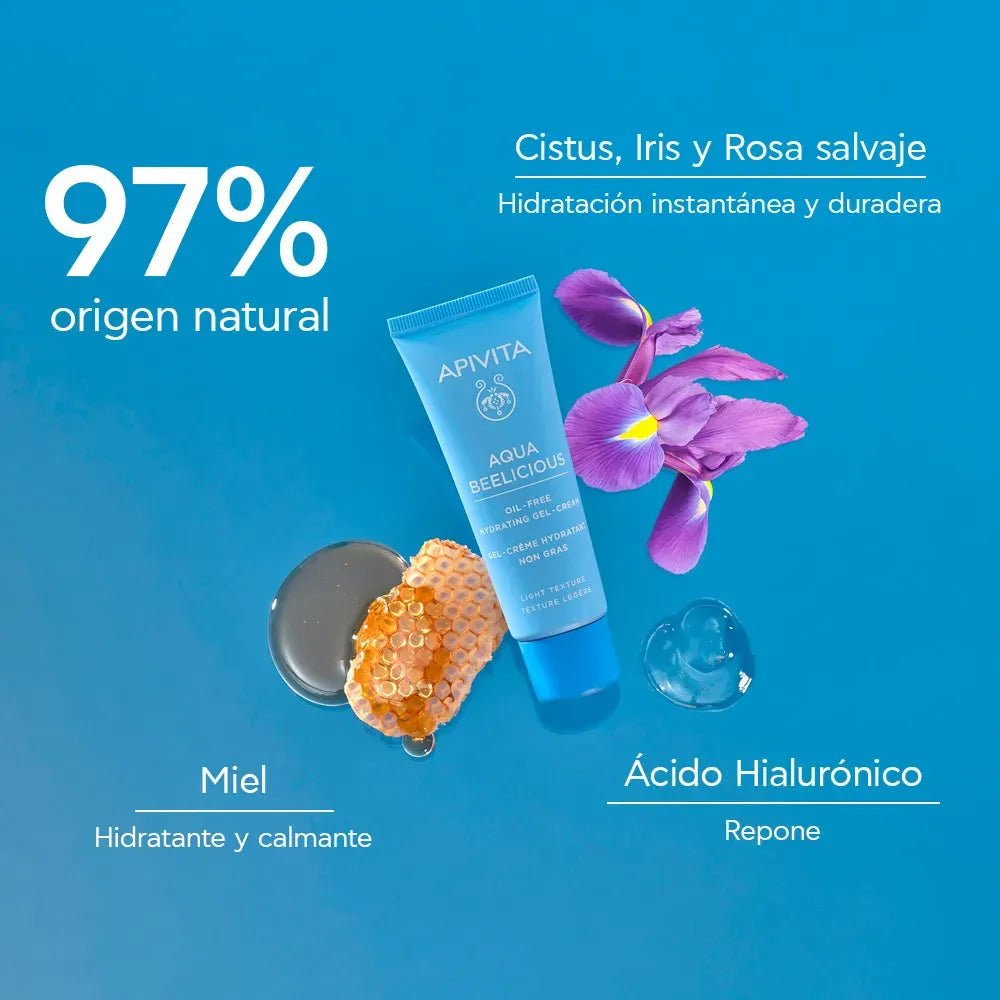 Apivita Aqua Beelicious Crema - Gel Hidratante Oil - Free x40ml - TIENDA PIEL