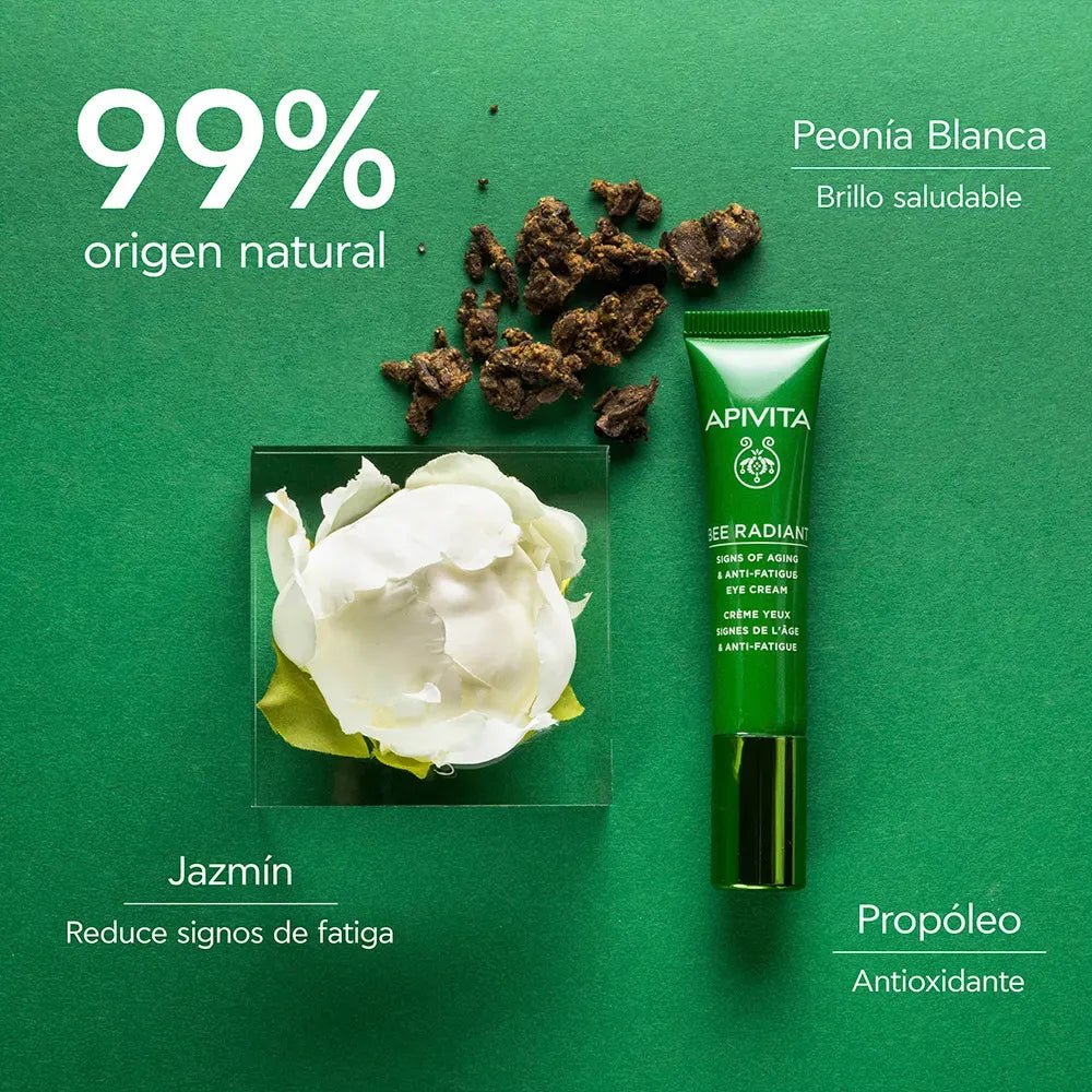 Apivita Bee Radiant Contorno de Ojos Antiedad x15ml - TIENDA PIEL