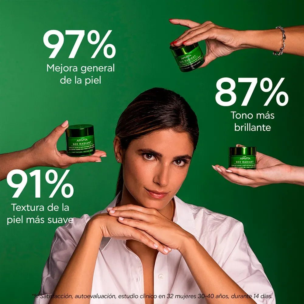 Apivita Bee Radiant Gel - Crema Antiedad y Antifatiga x50ml - TIENDA PIEL