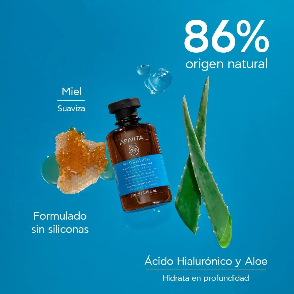 Apivita Champú Hidratante x250ml - TIENDA PIEL
