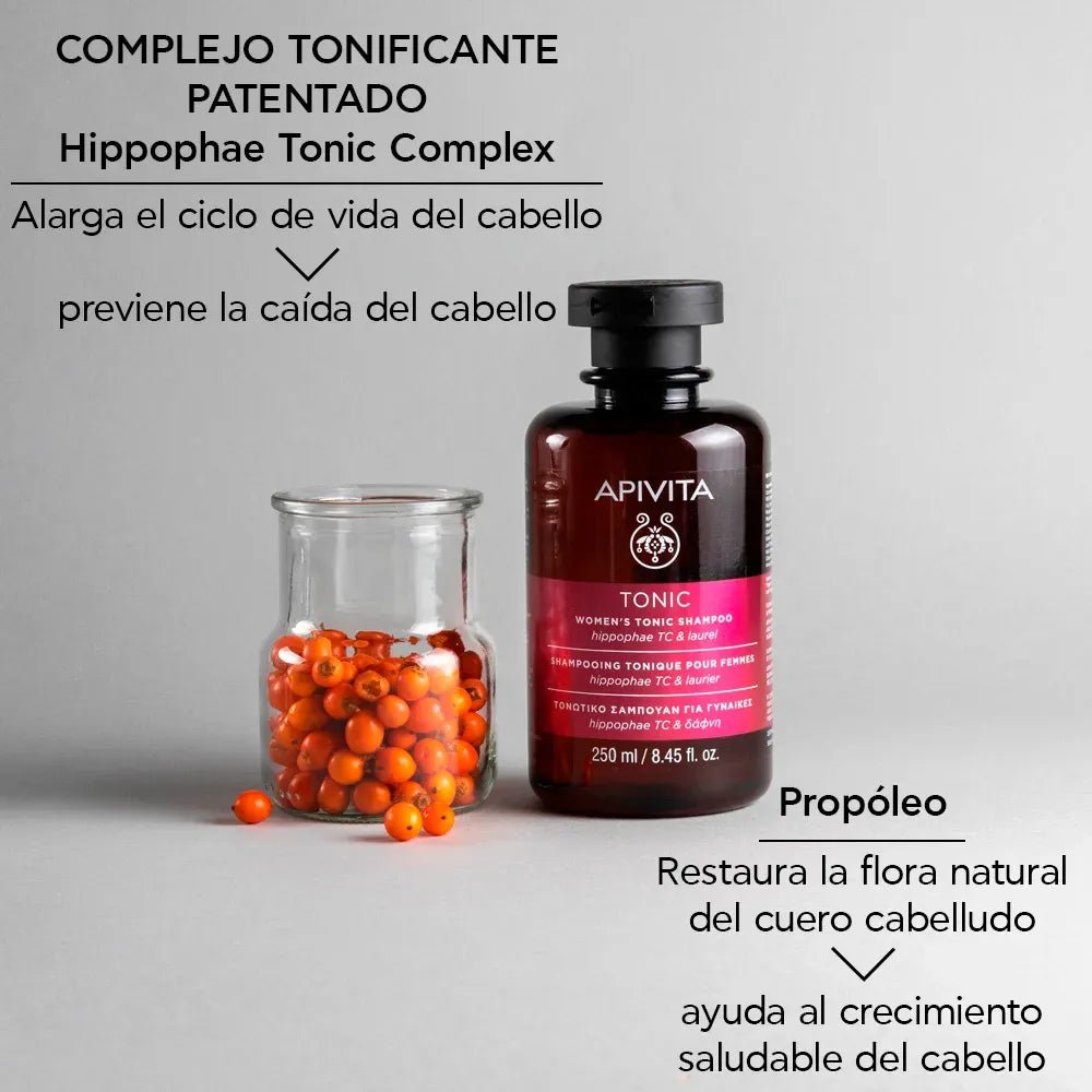 Apivita Champú Tonificante Anticaída para Mujeres x250ml - TIENDA PIEL