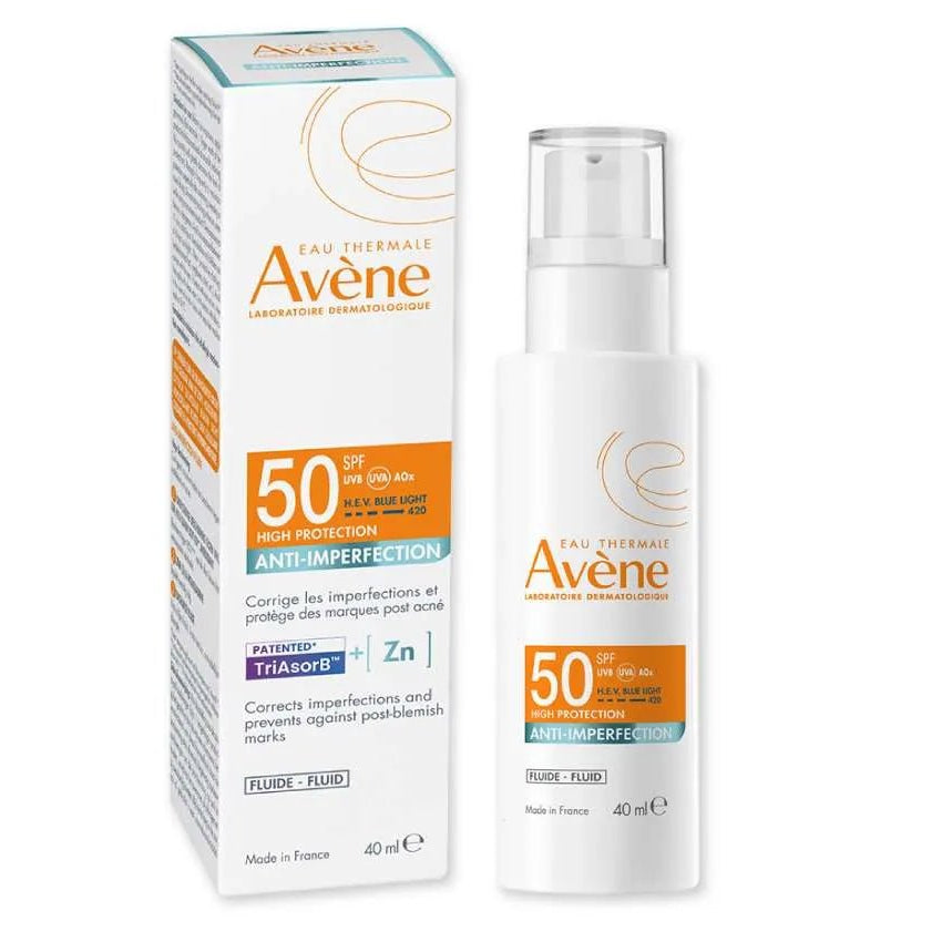 Avene Fotoprotector Anti - Imperfecciones SPF50 X 40ML - Tienda Piel