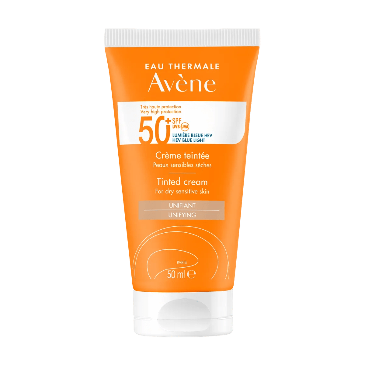 Avene Fotoprotector en Crema con Color SPF50+ x50ml - TIENDA PIEL