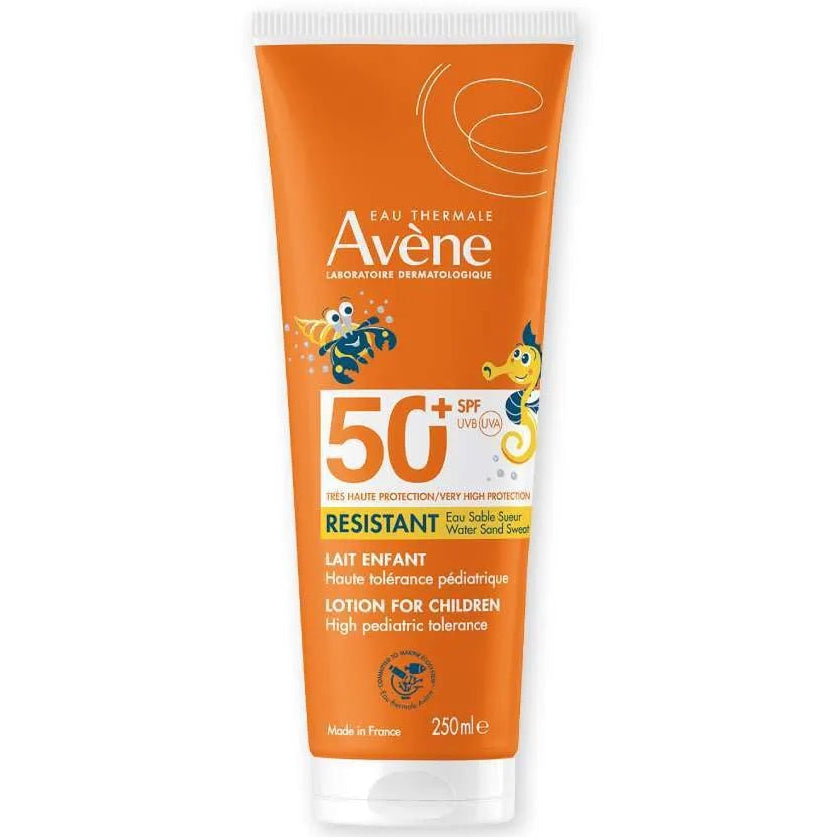 Avene Fotoprotector en Leche para Niños SPF50+ Resistente al Agua x250ml - TIENDA PIEL