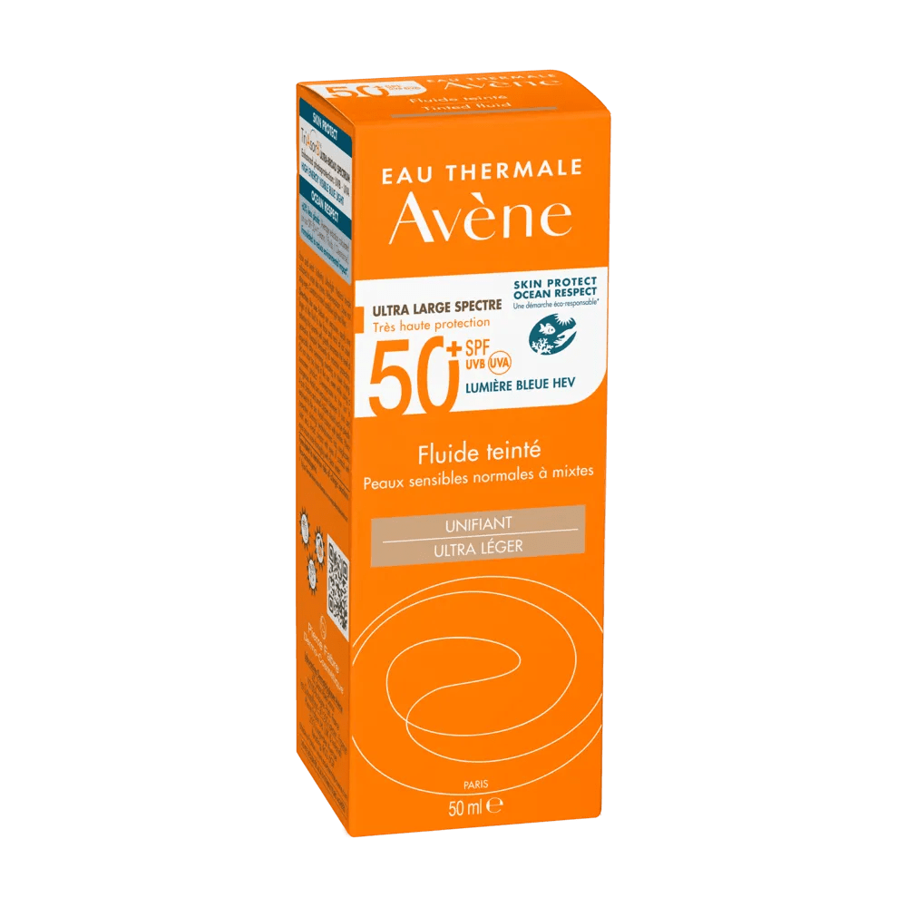 Avene Fotoprotector Fluido con Color SPF50+ x50ml - TIENDA PIEL