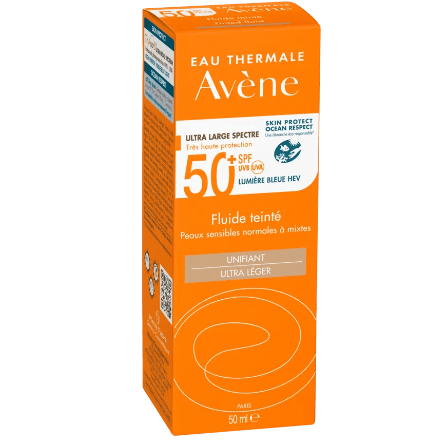 Avene Fotoprotector Fluido con Color SPF50+ x50ml - TIENDA PIEL