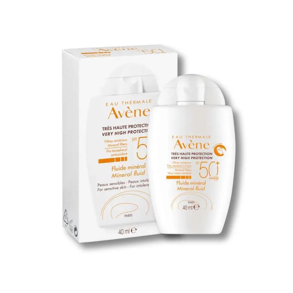 Avene Fotoprotector Fluido Mineral FPS50+ x40ml - TIENDA PIEL