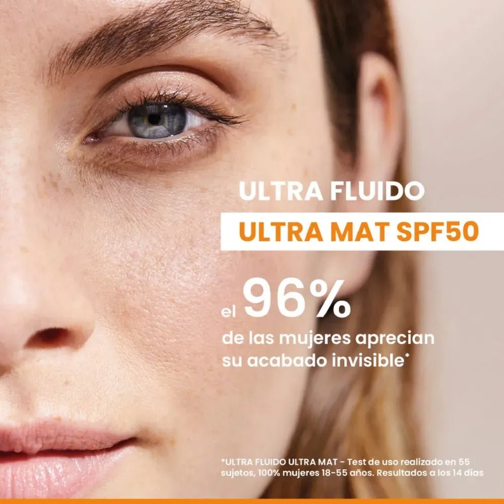 Avene Fotoprotector Ultra Fluid Ultra Mat SPF50+ x50ml - TIENDA PIEL