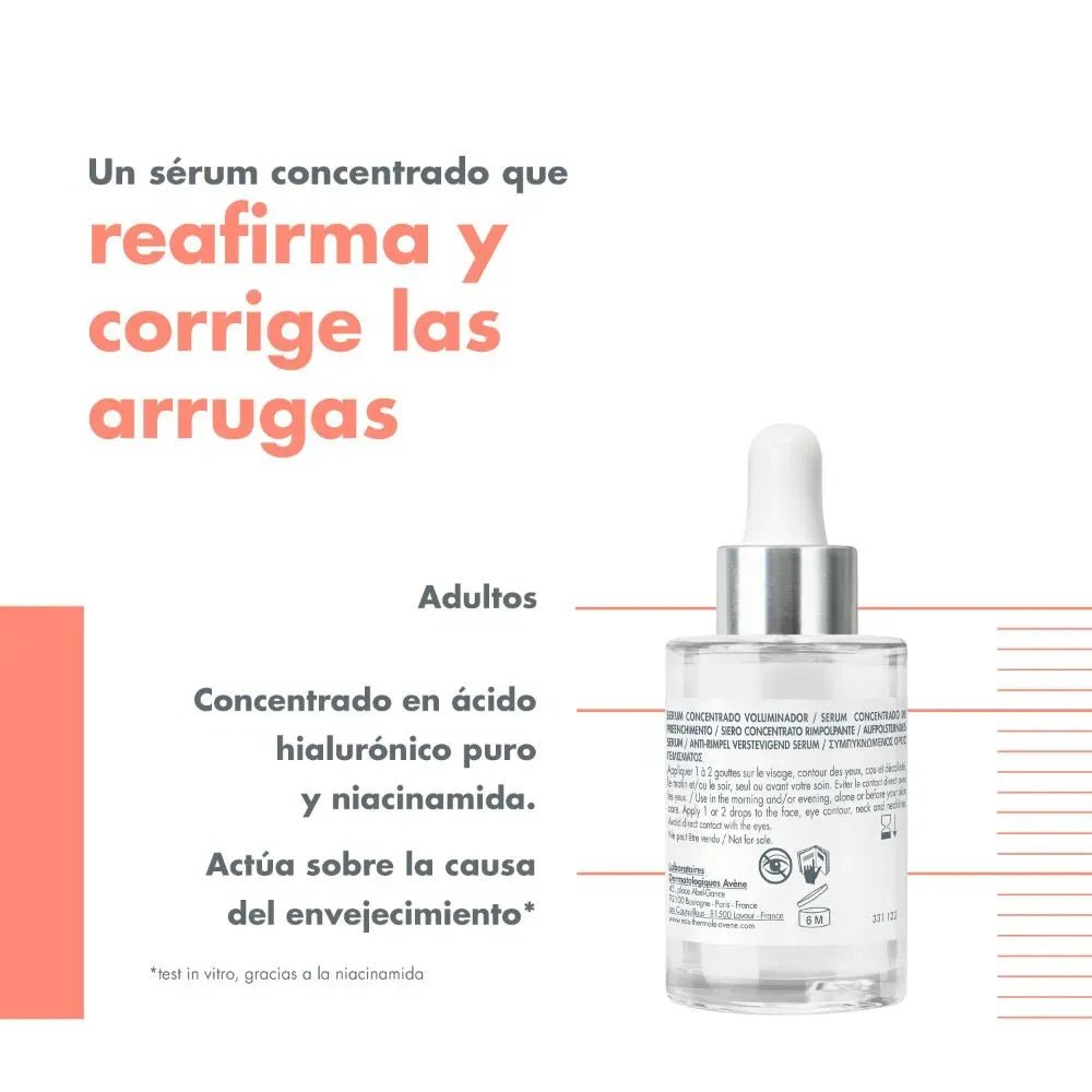 Avene Hyaluron Active B3 Sérum Concentrado Voluminizador x30ml - TIENDA PIEL