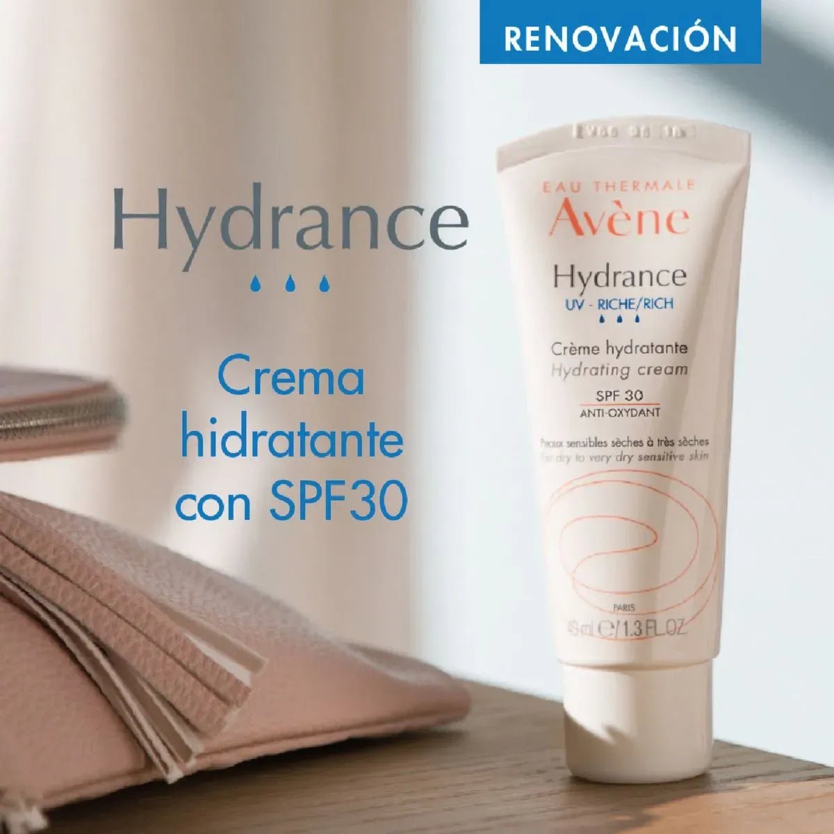 Avene Hydrance UV Crema Hidratante Enriquecida SPF30+ x40ml - TIENDA PIEL