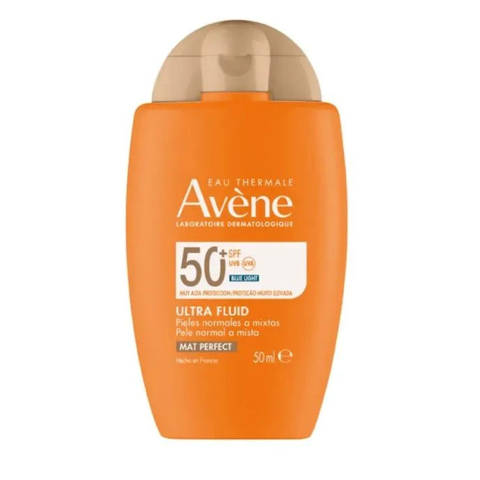 Avene Solar Mat Perfect Unificante Fluido Color Toque Seco SPF50+ x50ml - TIENDA PIEL