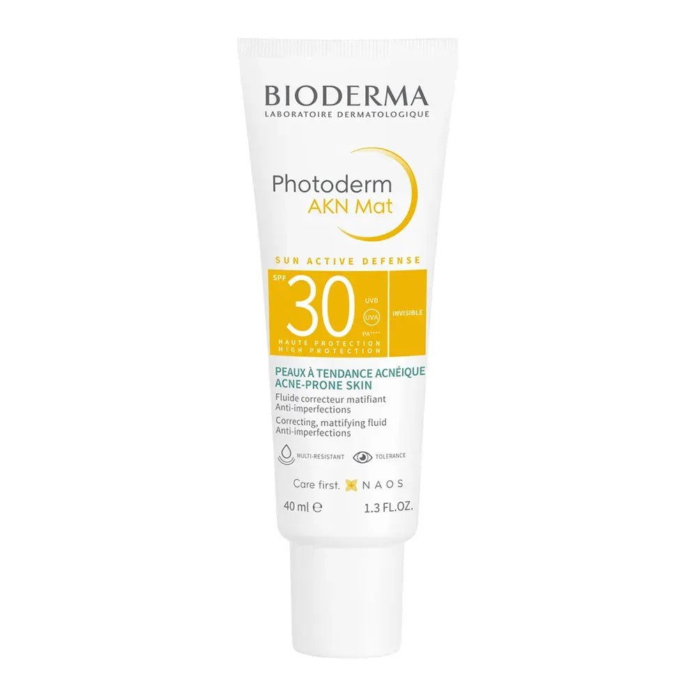 Bioderma Fotoprotector Photoderm AKN Fluido Anti - Imperfecciones Matificante SPF30+ x40ml - TIENDA PIEL
