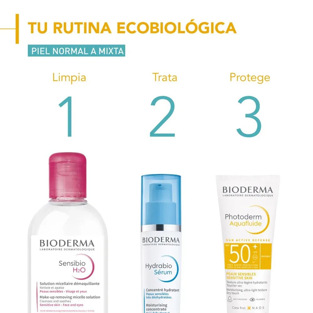 Bioderma Fotoprotector Photoderm Aquafluido SPF50+ Invisible x40ml - TIENDA PIEL