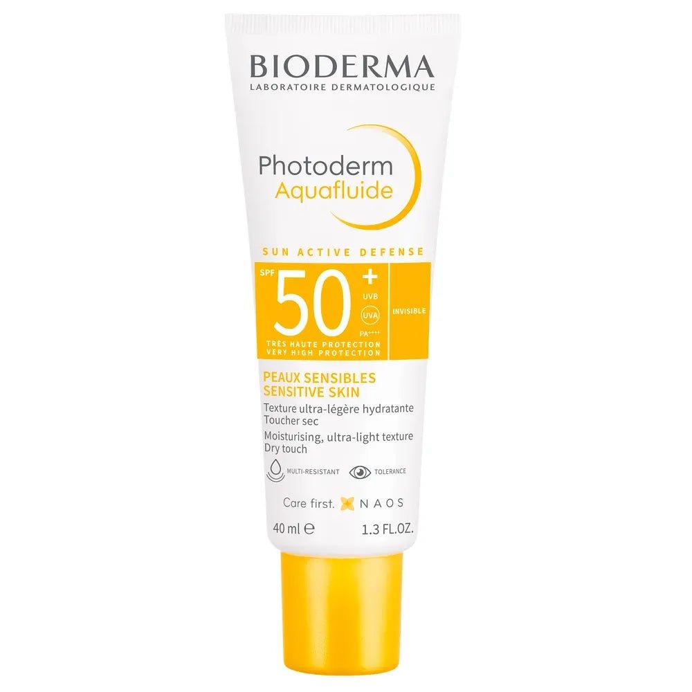Bioderma Fotoprotector Photoderm Aquafluido SPF50+ Invisible x40ml - TIENDA PIEL