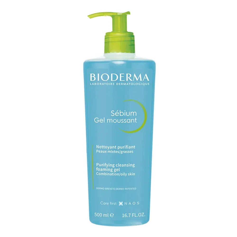Bioderma Sébium Gel Limpiador Espumoso x500ml - TIENDA PIEL