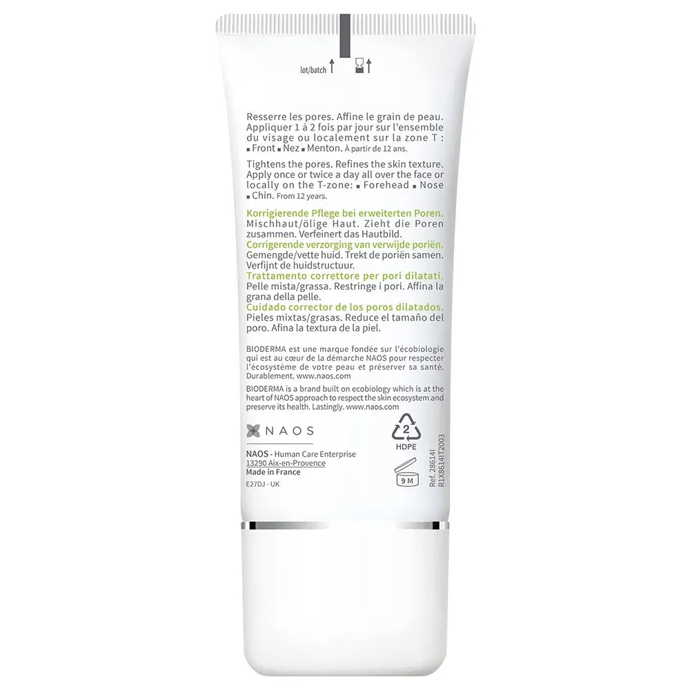 Bioderma Sébium Pore Refiner Tratamiento Corrector de Poros x30ml - TIENDA PIEL