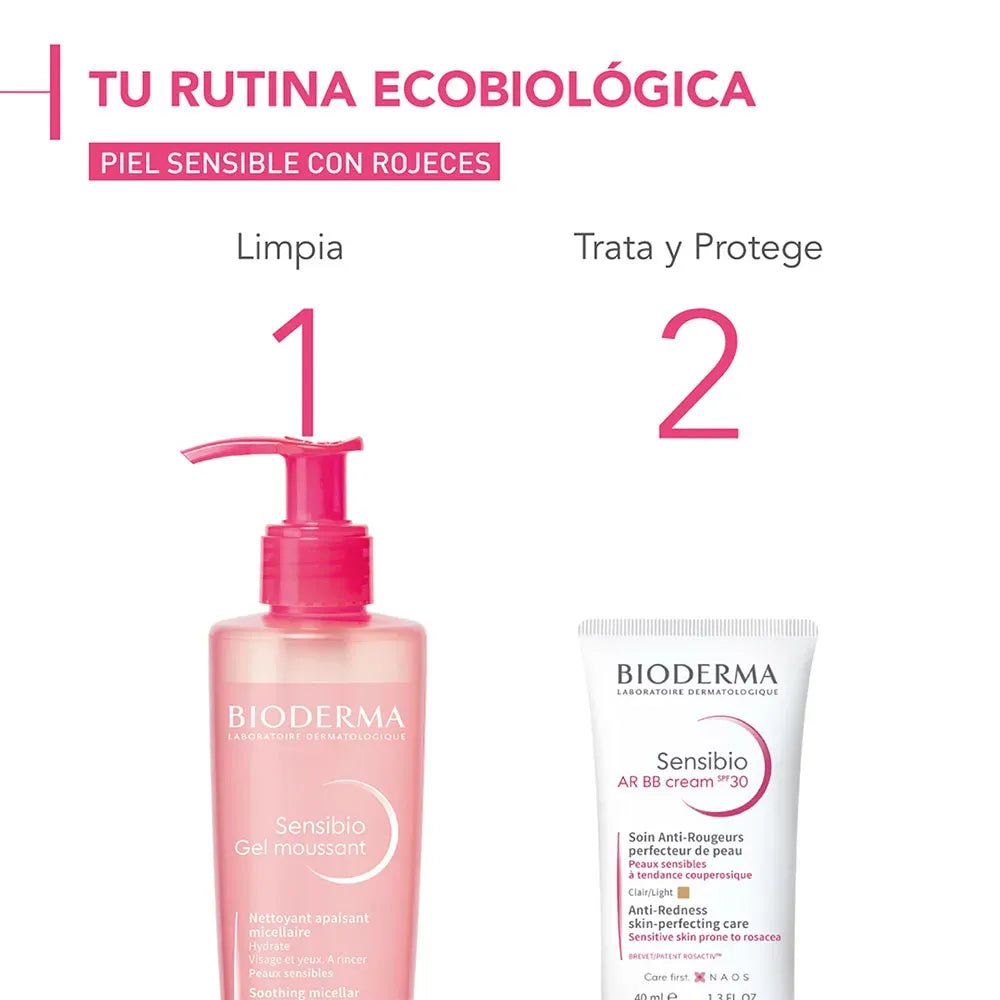 Bioderma Sensibio AR BB SPF30+ Crema Antirojeces con Color x40ml - TIENDA PIEL