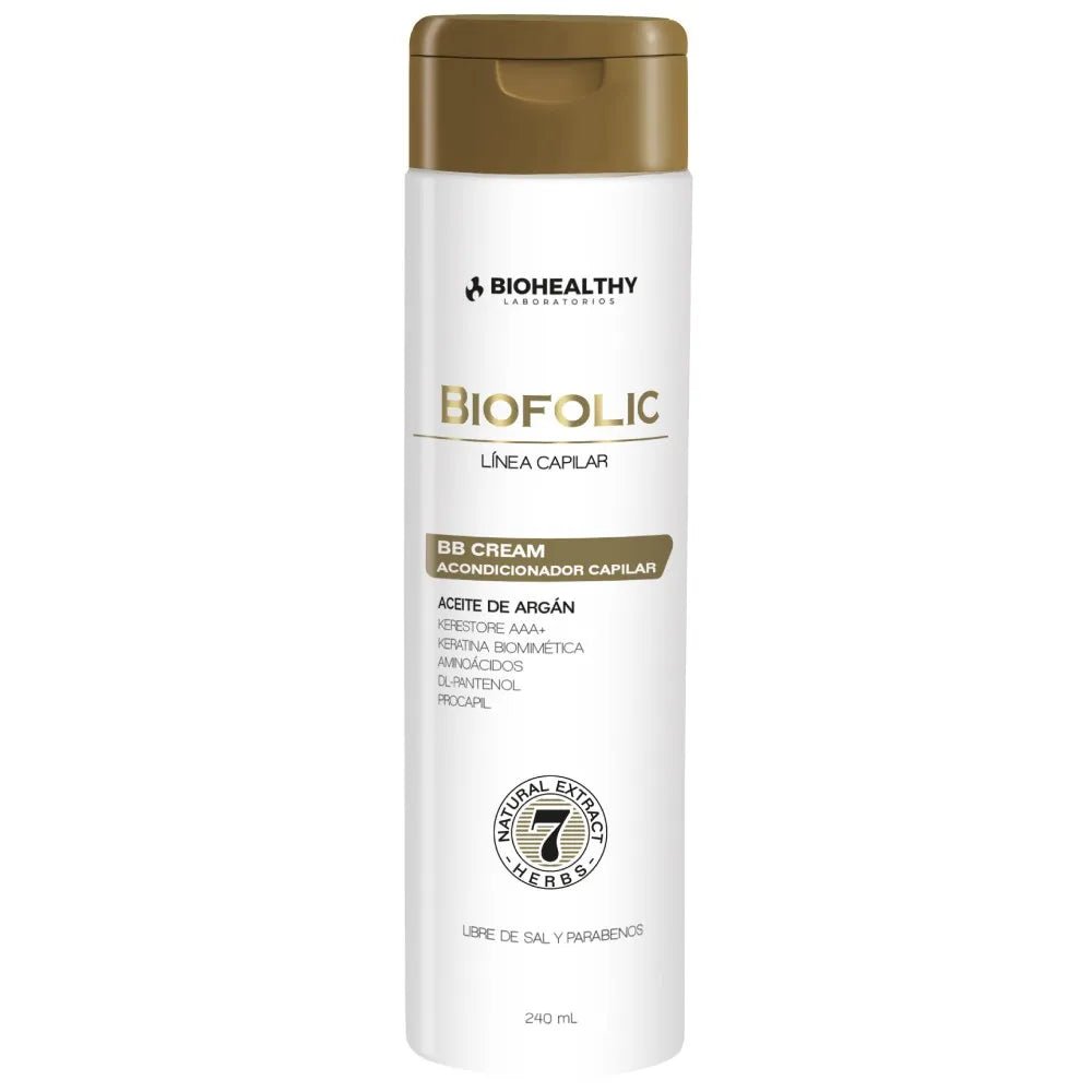 Biohealthy Biofolic BB Cream Acondicionador Capilar x240ml - TIENDA PIEL