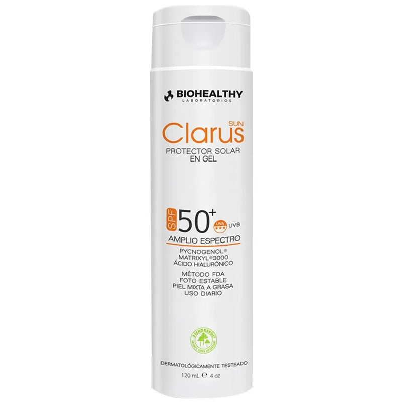 Biohealthy Fotoprotector Clarus Gel Antiedad SPF50+ x120ml
