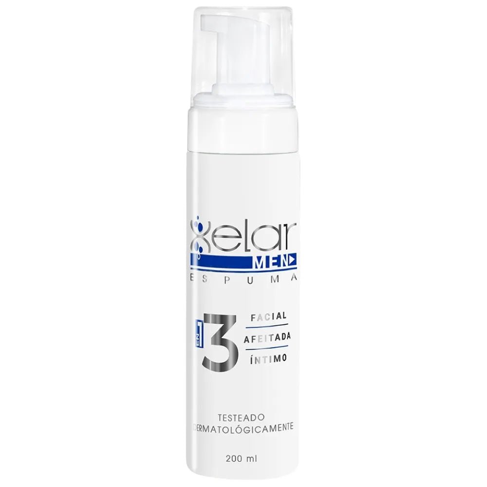 Biohealthy Xelar Men Espuma Limpiadora Facial 3 en 1 x200ml - TIENDA PIEL