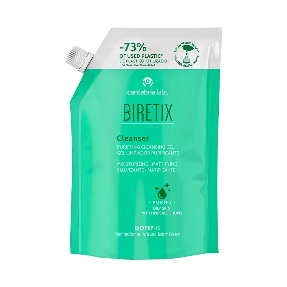 Biretix Cleanser Gel Limpiador Purificante Refill x400ml - TIENDA PIEL
