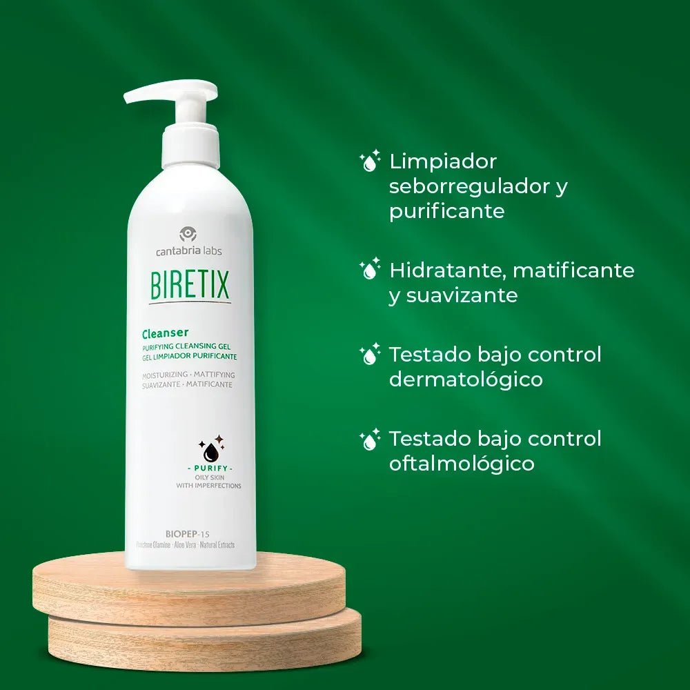 Biretix Cleanser Gel Limpiador Purificante x400ml - TIENDA PIEL