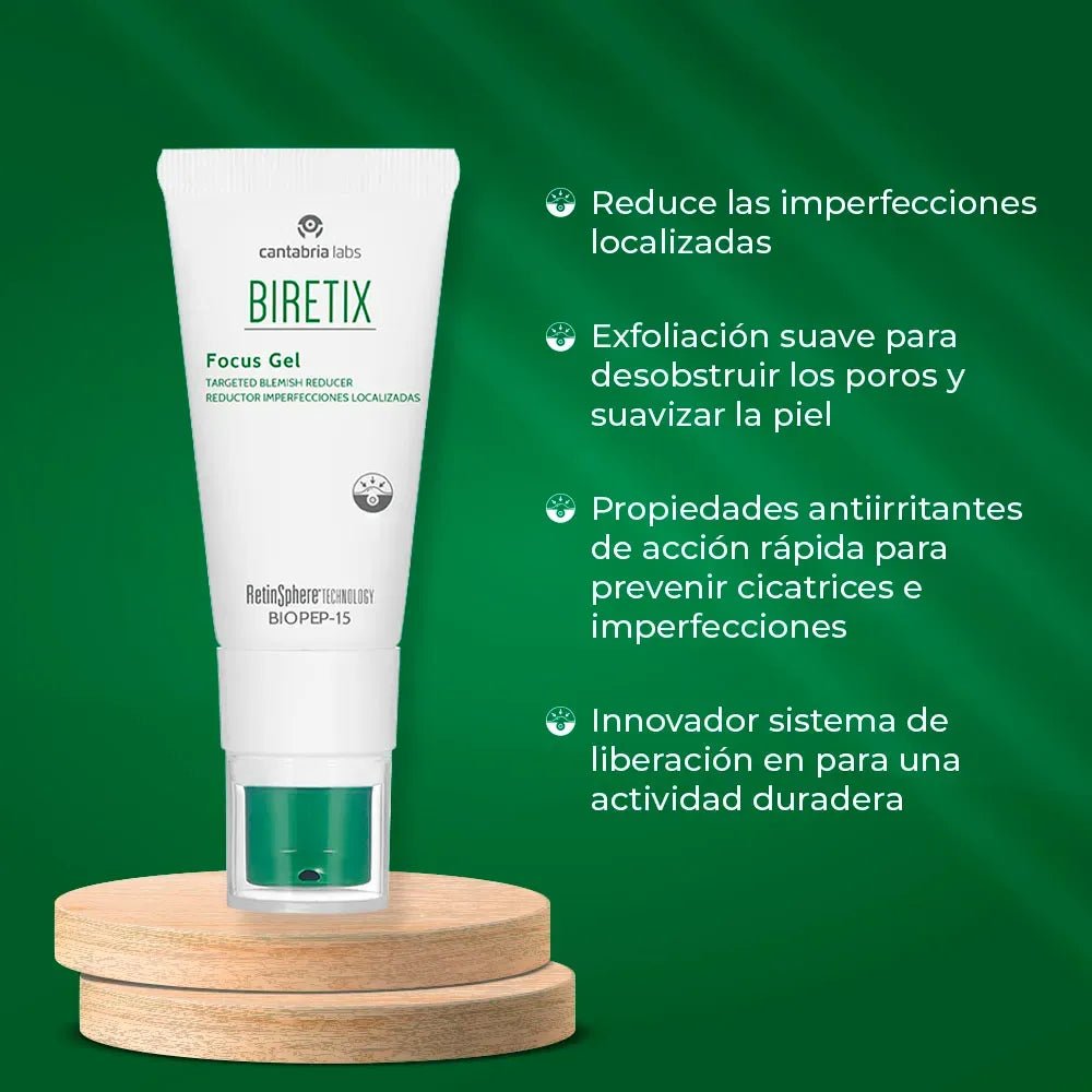 Biretix Focus Gel Reductor de Imperfecciones x15ml - TIENDA PIEL